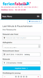 Mobile Screenshot of lastminute.ferienfabrik.de